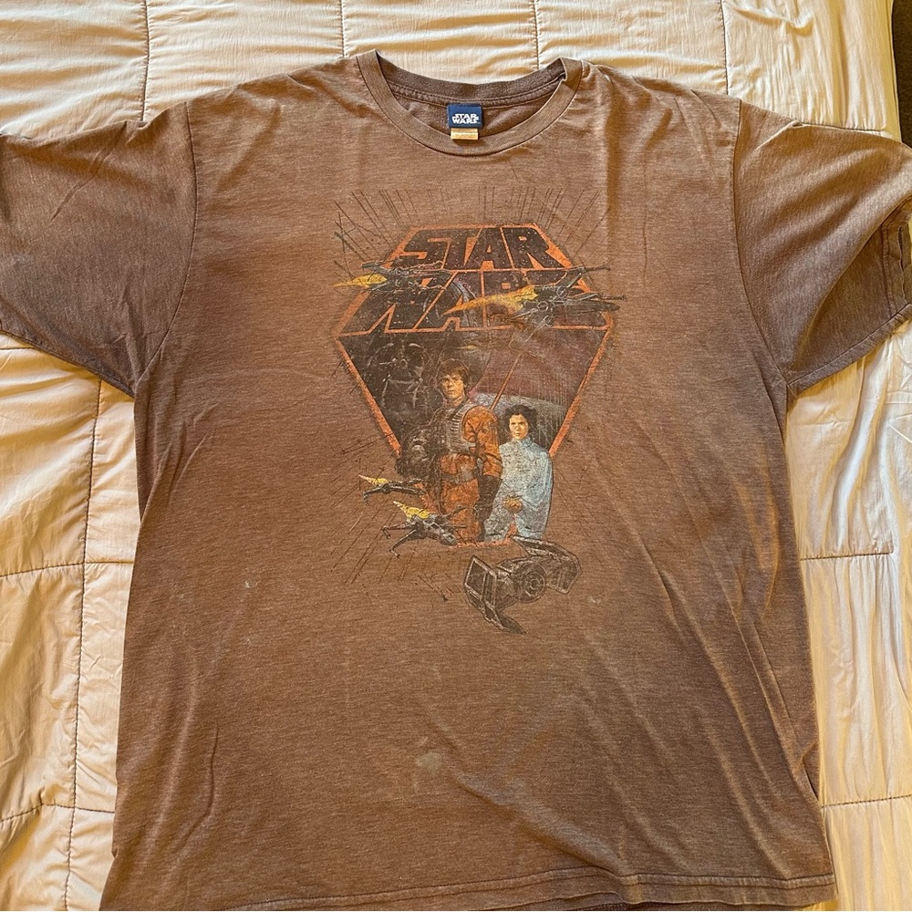 Star Wars Brown Graphic T-Shirt
